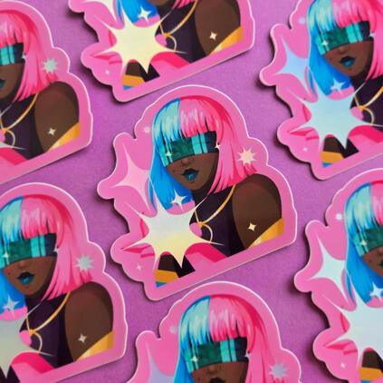 Dispatch Prism Holo Sticker