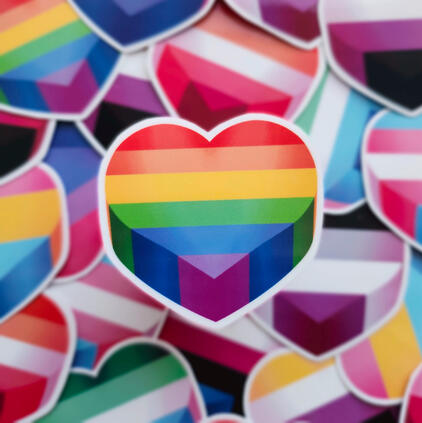 LGBTQ+ Candy Hearts Stickers
