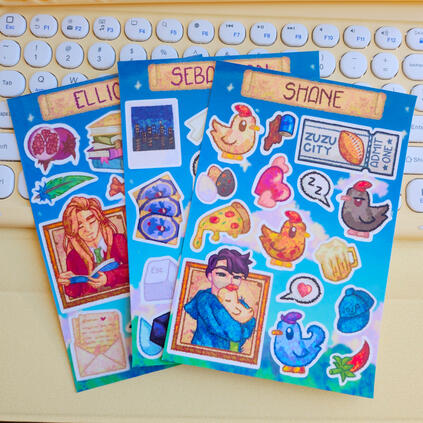 Stardew Valley Sticker Sheets