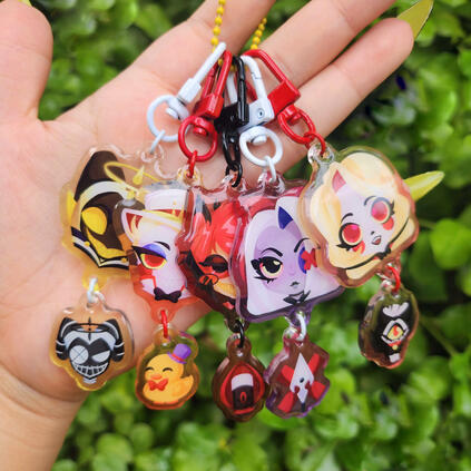 Hazbin Hotel Linked Keychains