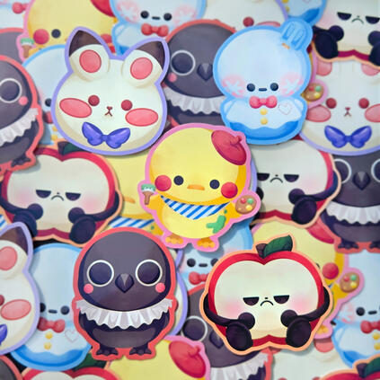 Love and Deepspace Plushies Stickers